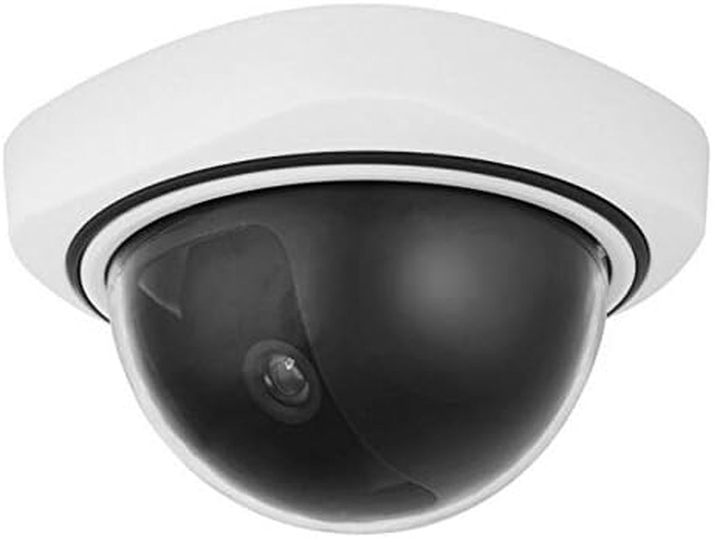 Indoor/Outdoor Dummy Camera, Dummy Dome CCTV Camera Fake Security Camera with Emulational Security Camera Fake Surveillance Camera Model