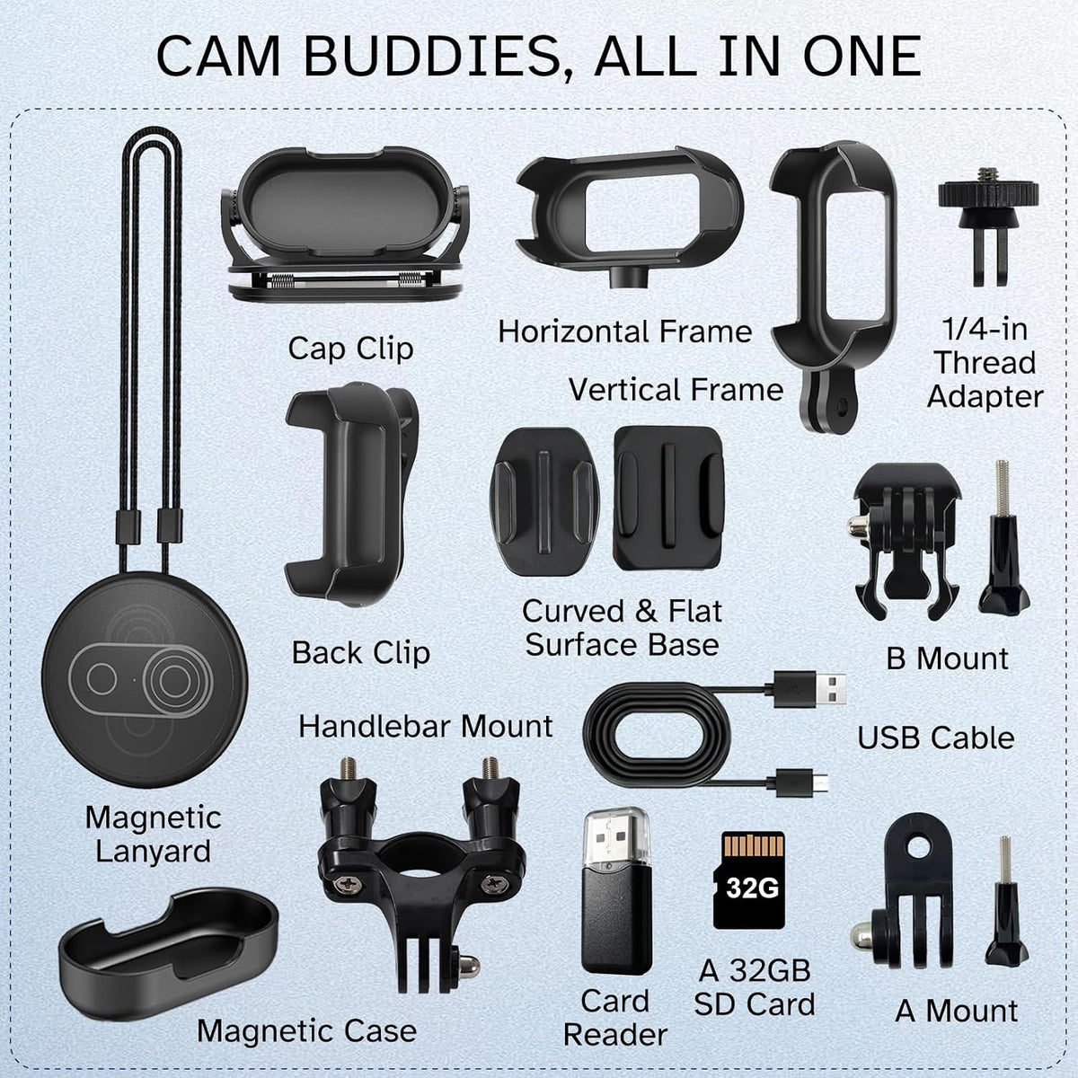 4K Action Camera Vlogging Camera Small Pov Body Cam Pocket Camera