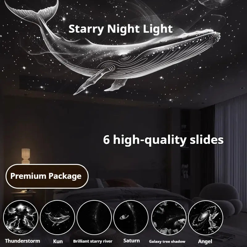 LED USB Galaxy Star Night Light for Kids - 12/6/3-In-1 Starry Nebula Ceiling Lamp, Bedroom Decor Atmosphere Light, Cool Tech Gadget, Ideal Gift for Kids/Girls/ Boys/Girlfriend/Galaxy Lovers