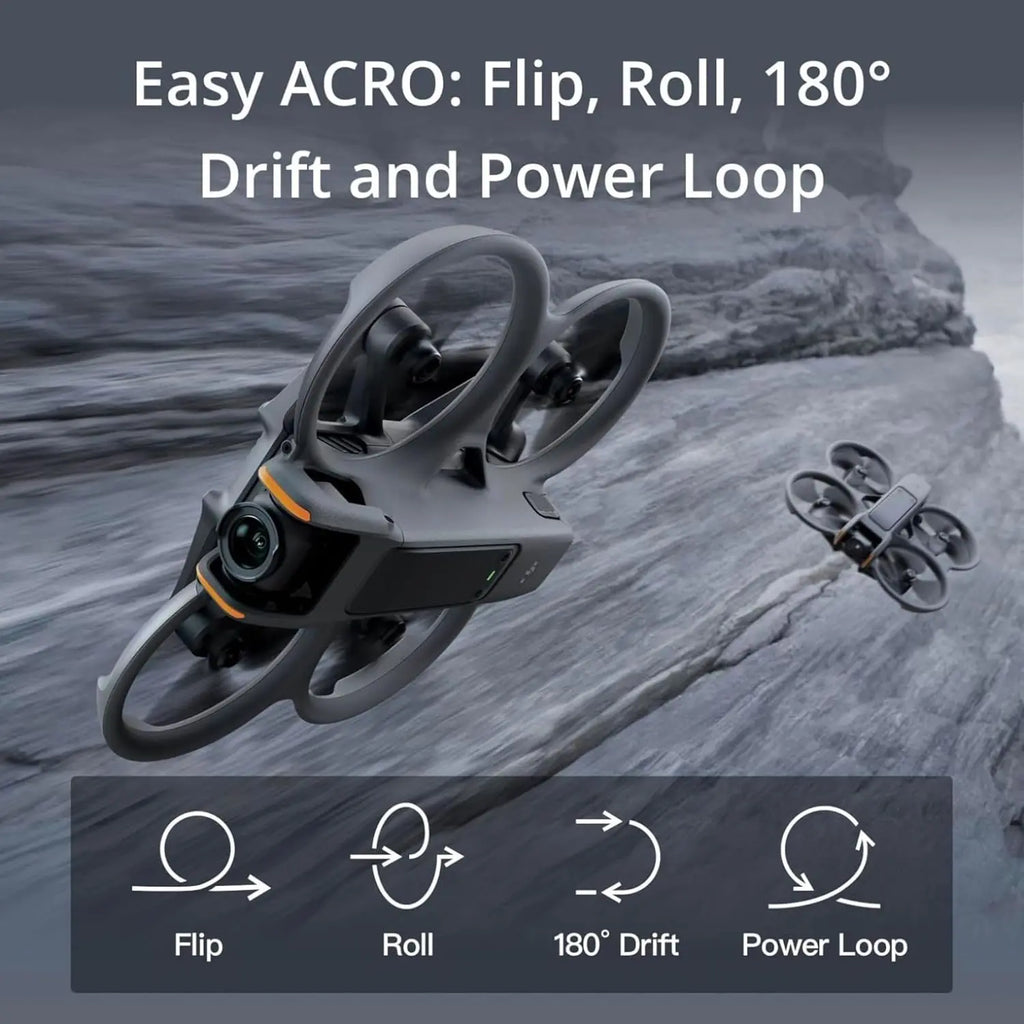 [Pre-Owned Options] DJI Avata 2 FPV Recording Drone Device with 4K UHD Camera, Immersive Combo with N3 Goggles, RC Motion 3 Remote, Multiple Batteries, Accessories & Charging Support (For Adults)
