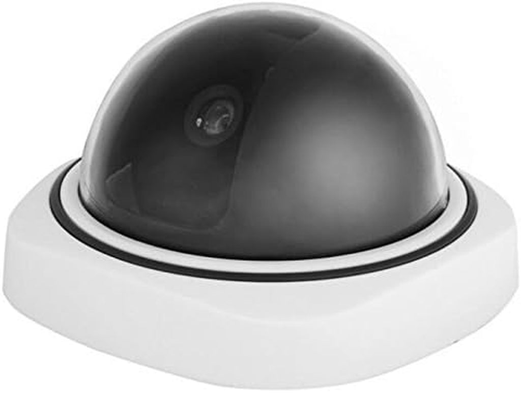 Indoor/Outdoor Dummy Camera, Dummy Dome CCTV Camera Fake Security Camera with Emulational Security Camera Fake Surveillance Camera Model