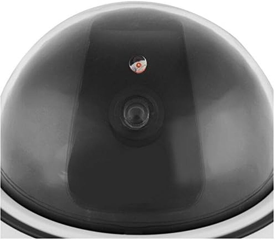 Indoor/Outdoor Dummy Camera, Dummy Dome CCTV Camera Fake Security Camera with Emulational Security Camera Fake Surveillance Camera Model