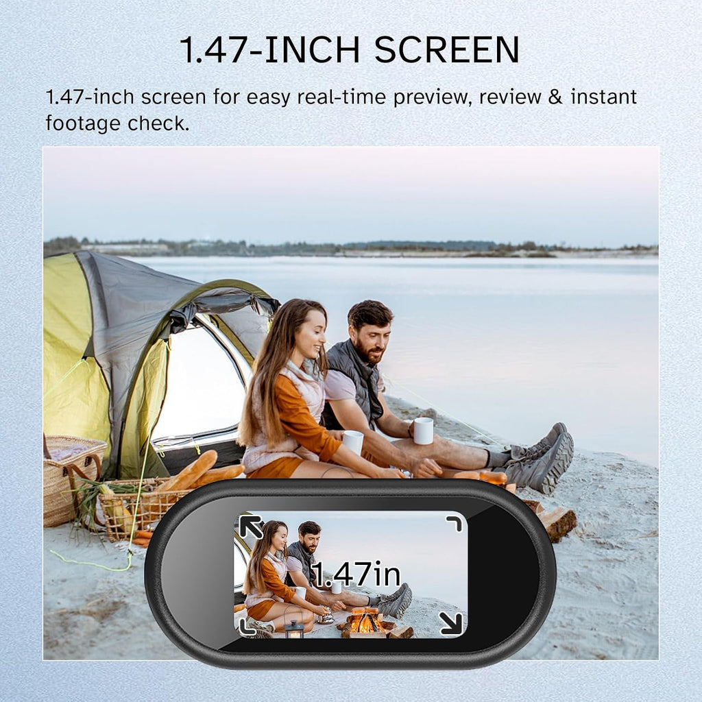 4K Action Camera Vlogging Camera Small Pov Body Cam Pocket Camera