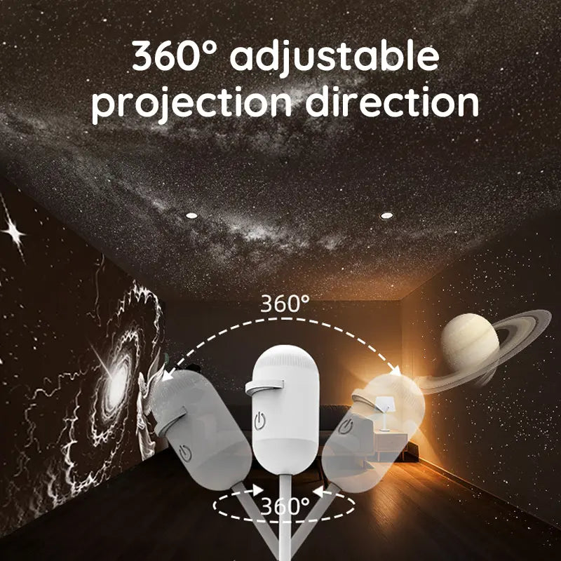 LED USB Galaxy Star Night Light for Kids - 12/6/3-In-1 Starry Nebula Ceiling Lamp, Bedroom Decor Atmosphere Light, Cool Tech Gadget, Ideal Gift for Kids/Girls/ Boys/Girlfriend/Galaxy Lovers