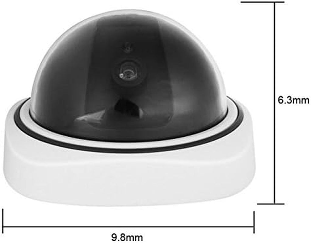 Indoor/Outdoor Dummy Camera, Dummy Dome CCTV Camera Fake Security Camera with Emulational Security Camera Fake Surveillance Camera Model