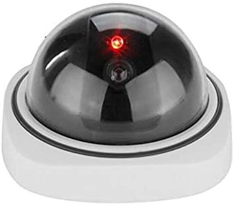 Indoor/Outdoor Dummy Camera, Dummy Dome CCTV Camera Fake Security Camera with Emulational Security Camera Fake Surveillance Camera Model